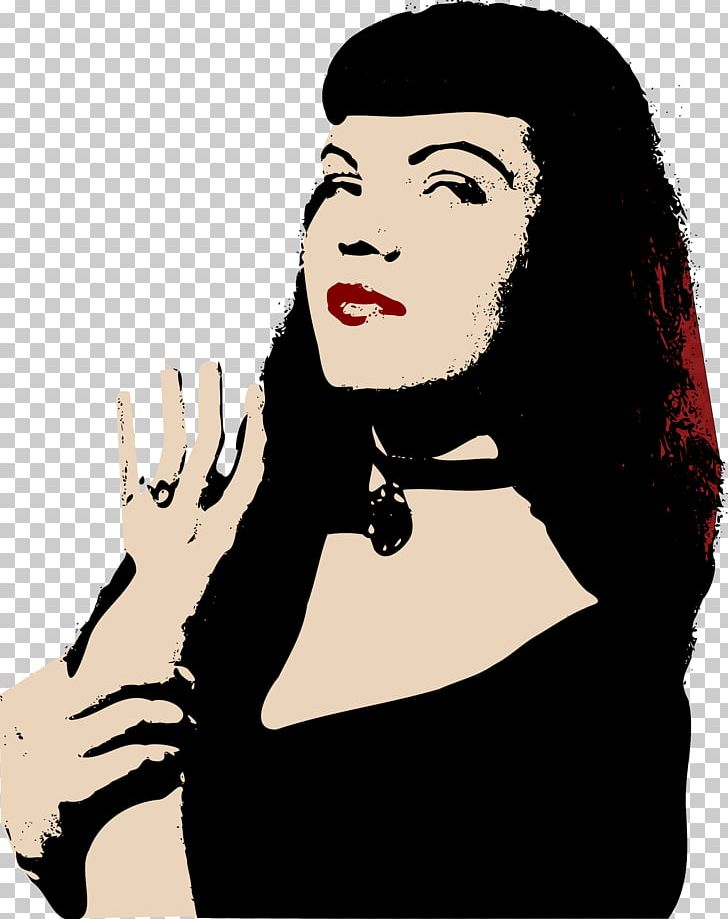 Bettie Page PNG, Clipart, Art, Bettie Page, Black Hair, Cartoon, Facial Expression Free PNG Download
