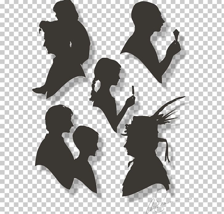 Silhouette Black And White Drawing Art PNG, Clipart, Animals, Animated Cartoon, Art, Artist, Black Free PNG Download