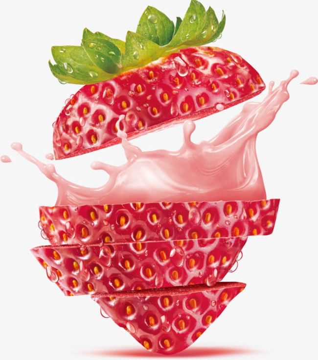 Free Strawberry Splash Matting PNG, Clipart, Free Clipart, Fruit, Matting Clipart, Milk, Splash Free PNG Download