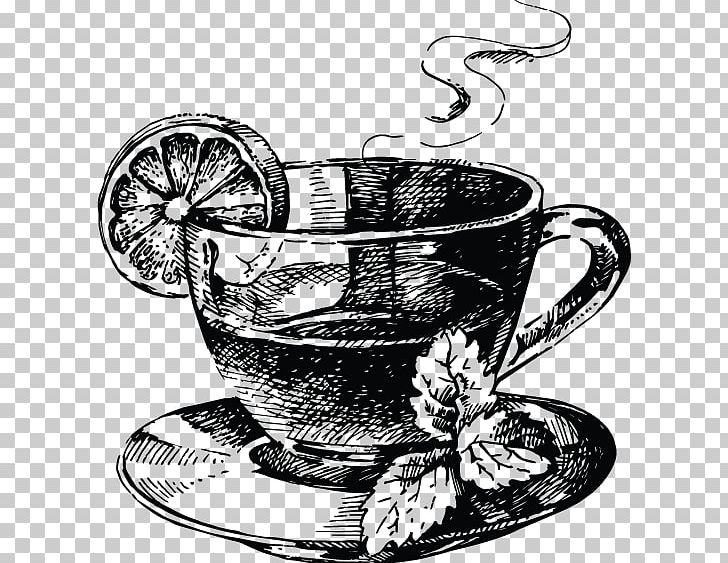 Tea set hand drawn vector sketch doodle  CanStock