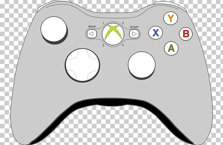 Xbox 360 Controller Xbox One Controller Game Controller PNG, Clipart ...