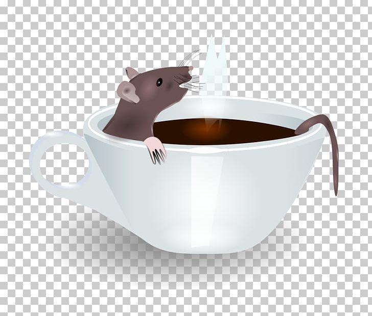 Coffee Cup Laboratory Rat Cafe PNG, Clipart, Black Rat, Cafe, Coffee, Coffee Bean, Coffee Cup Free PNG Download