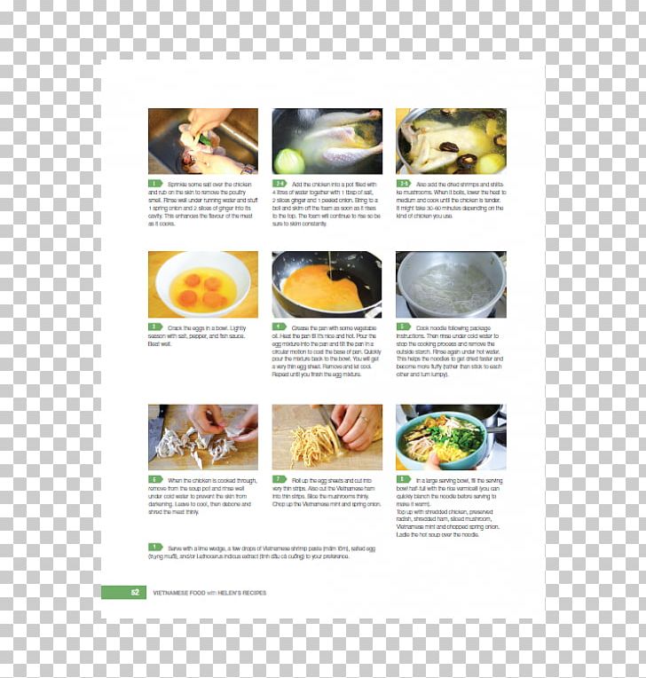 Recipe Brochure PNG, Clipart, Art, Brochure, Food, Recipe, Vietnamese Cuisine Free PNG Download