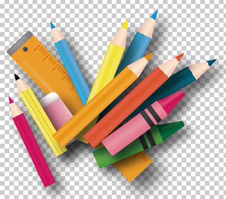 Colored Pencil Stationery PNG, Clipart, Angle, Color, Colored Vector, Color Of Lead, Color Pencil Free PNG Download