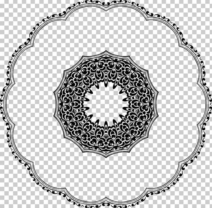 Flower Floral Design PNG, Clipart, Area, Black And White, Charger, Circle, Computer Icons Free PNG Download
