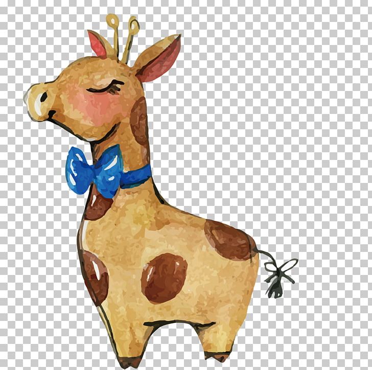 Giraffe Poster Art Watercolor Painting PNG, Clipart, Animal Figure, Animals, Art, Canvas, Christmas Deer Free PNG Download