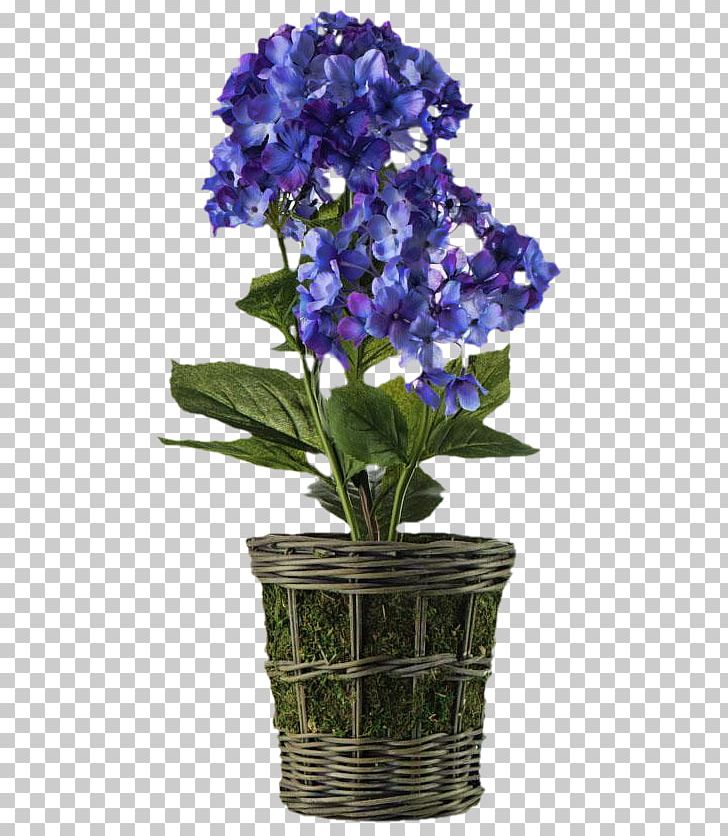 Hydrangea Bellflower Flowerpot Cut Flowers PNG, Clipart, Artificial Flower, Basket, Bellflower, Bellflower Family, Blue Free PNG Download