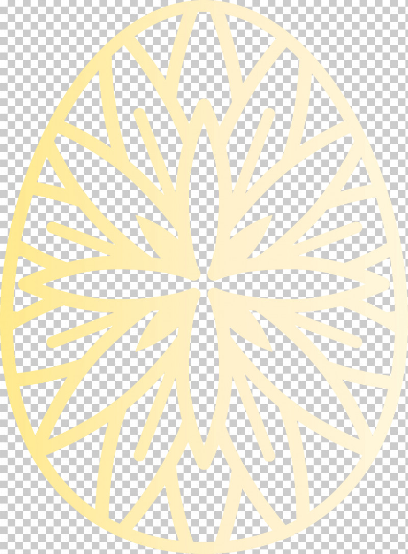 Yellow Circle Pattern Symmetry PNG, Clipart, Circle, Easter Day, Easter Floral Egg, Paint, Symmetry Free PNG Download