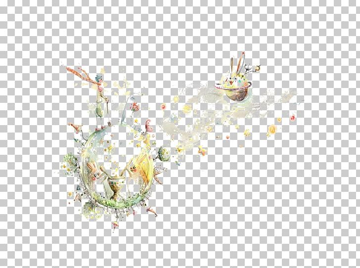 Comics Watercolor Painting Cartoon Illustration PNG, Clipart, Art, Blue, Childhood, Dream, Fairy Free PNG Download