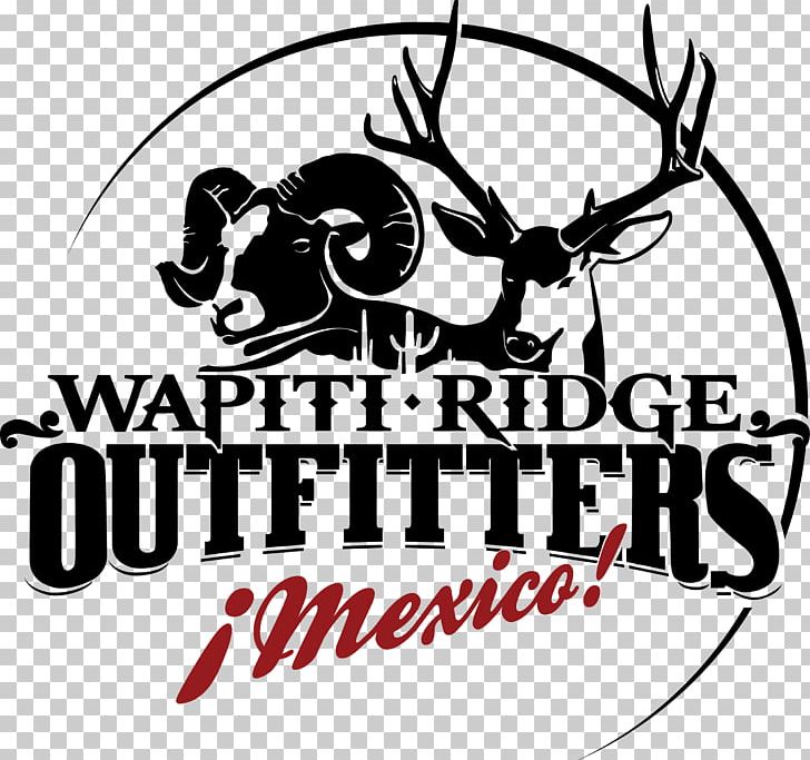 Reindeer Wapiti Ridge Hunting Mule Deer PNG, Clipart, Antler, Art, Black And White, Brand, Deer Free PNG Download