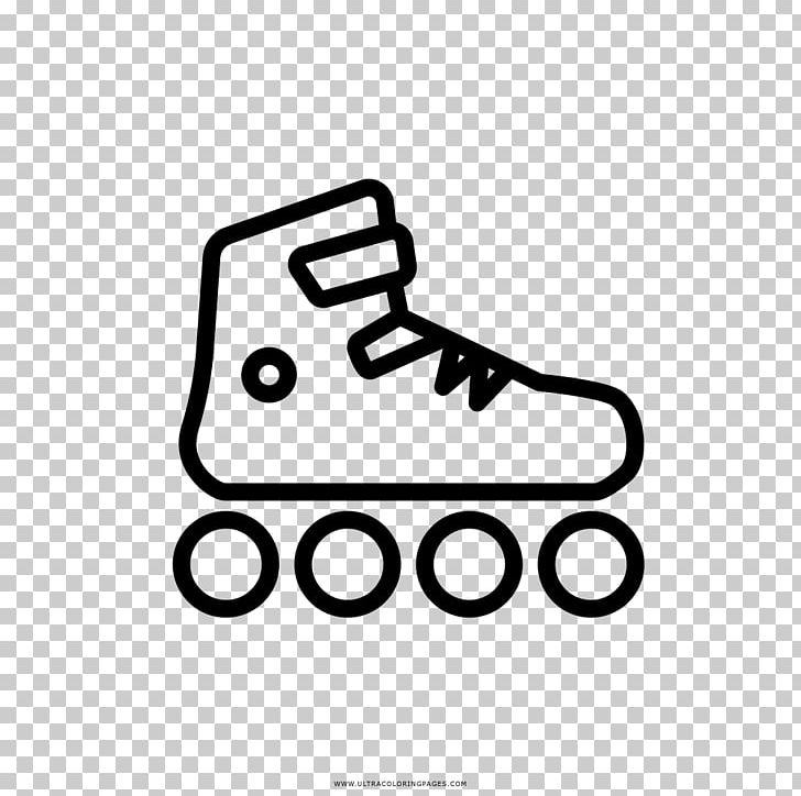 Drawing Coloring Book Roller Skates Rollerblade Isketing PNG, Clipart, Area, Ausmalbild, Auto Part, Black And White, Brand Free PNG Download