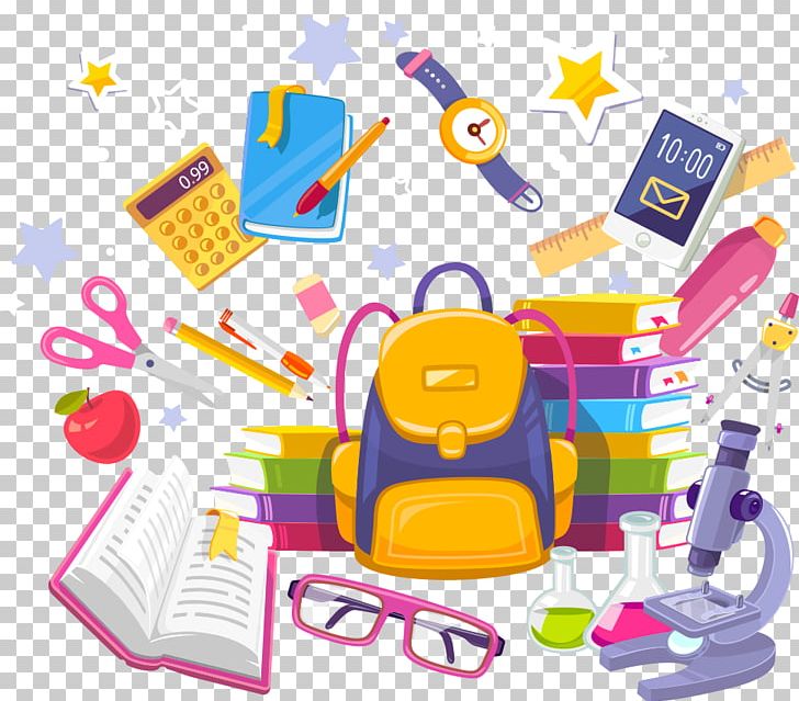School Supplies Notebook Illustration PNG, Clipart, Area, Backpack, Bags Vector, Balloon Cartoon, Book Free PNG Download