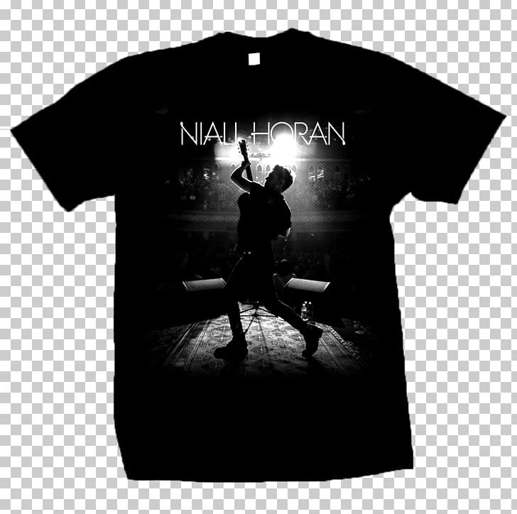 T-shirt Flicker World Tour One Direction PNG, Clipart, Angle, Black, Black And White, Black T Shirt, Brand Free PNG Download