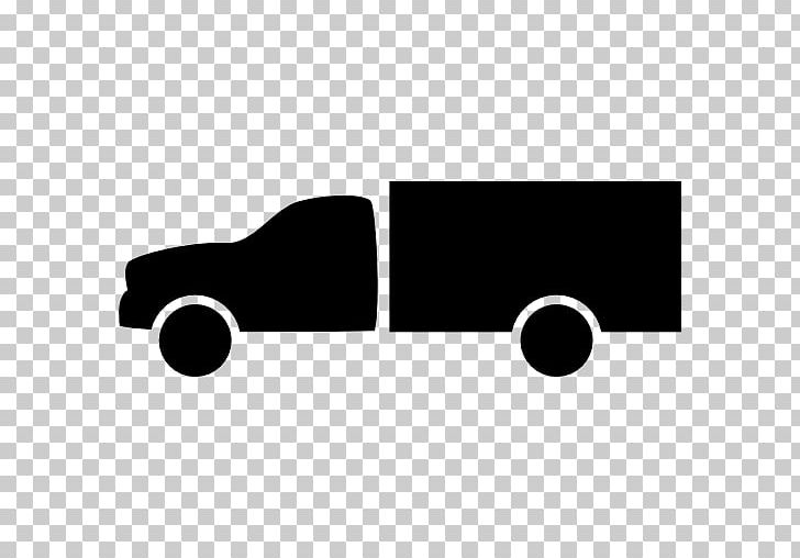 Truck Computer Icons Car Silhouette PNG, Clipart, Angle, Black, Black And White, Brand, Car Free PNG Download
