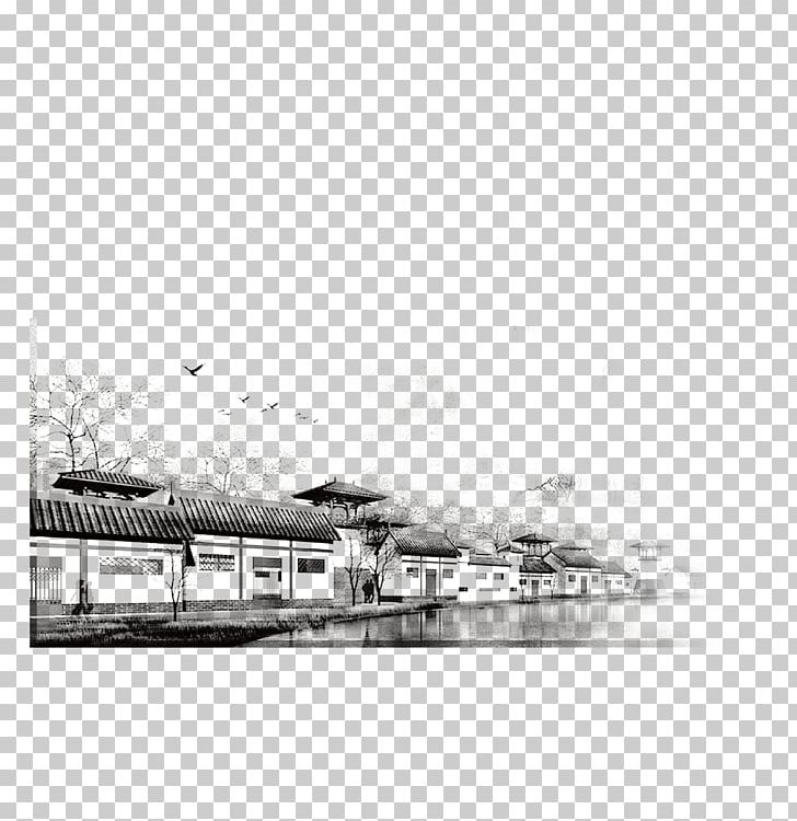 Maotai Black And White Ink Wash Painting PNG, Clipart, Angle, Architecture, Background Black, Black, Black Background Free PNG Download