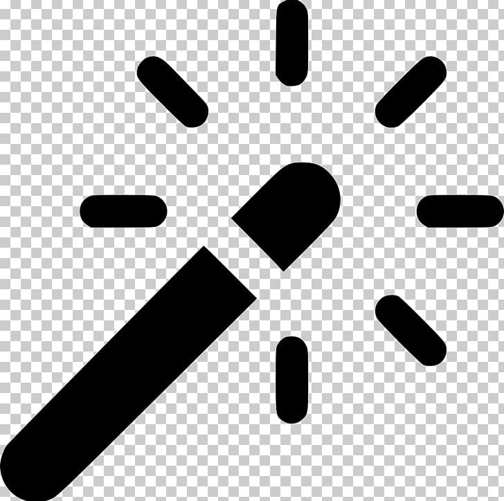 Computer Icons Wand PNG, Clipart, Angle, Black And White, Computer Icons, Download, Encapsulated Postscript Free PNG Download