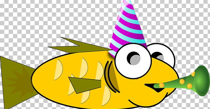 Cartoon Party Fish PNG, Clipart, Animation, Art, Artwork, Beak, Cartoon Free PNG Download