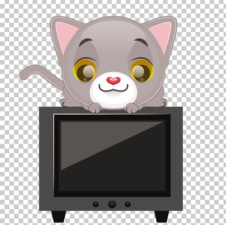 Cat Euclidean Television Illustration PNG, Clipart, Animal, Animals, Animation, Black Cat, Carnivoran Free PNG Download