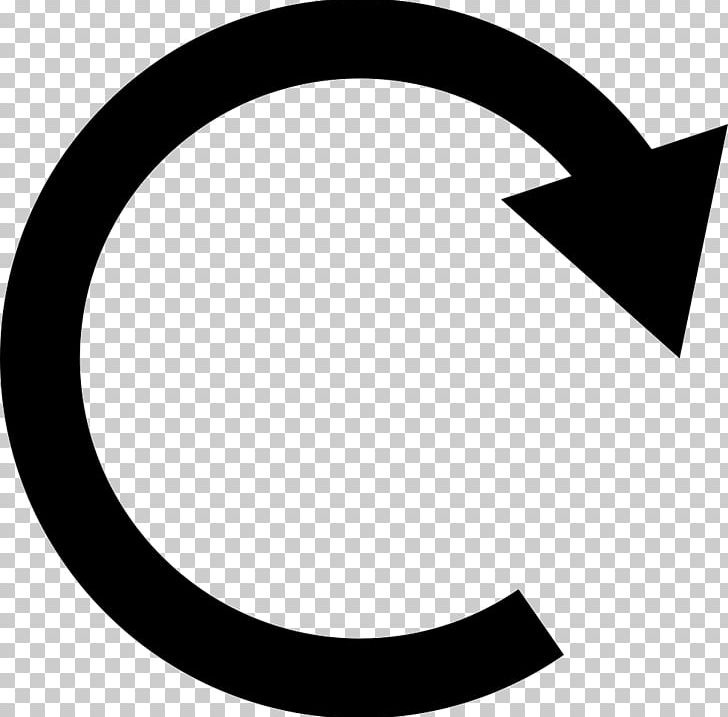 Computer Icons Reset PNG, Clipart, Angle, Area, Black, Black And White, Button Free PNG Download