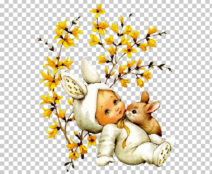 Drawing Child Easter PNG, Clipart, Branch, Cut Flowers, Domestic Rabbit, Easter Bunny, Flora Free PNG Download