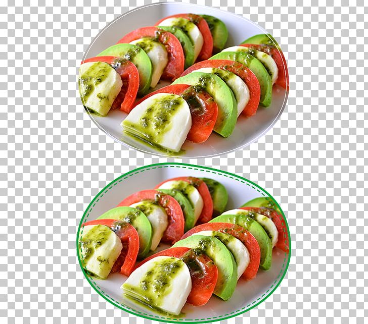 Caprese Salad Hors D'oeuvre Recipe Vegetarian Cuisine Kewpe Italiante Basil Sauce PNG, Clipart,  Free PNG Download