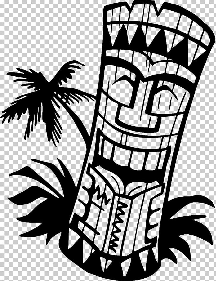 Cuisine Of Hawaii Tiki PNG, Clipart, Aloha Shirt, Artwork, Black And White, Clip Art, Cuisine Of Hawaii Free PNG Download