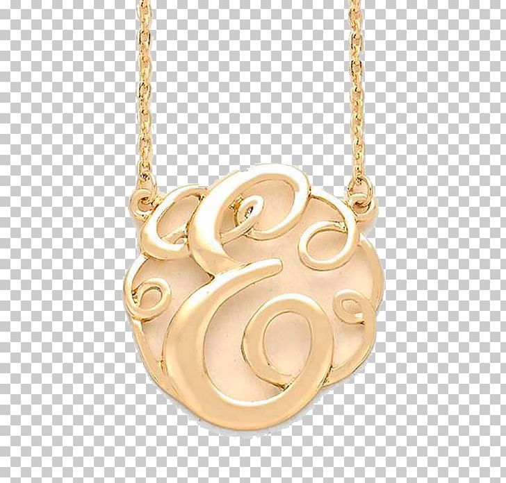 Locket Necklace Monogram Gold Jewellery PNG, Clipart, Alloy, Base Metal, Bracelet, Chain, Cutlery Free PNG Download