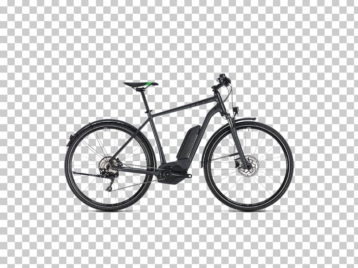 Electric Bicycle Cube Bikes Hybrid Bicycle CUBE Cross Hybrid ONE 500 PNG, Clipart, Bicycle, Bicycle Accessory, Bicycle Forks, Bicycle Frame, Bicycle Part Free PNG Download