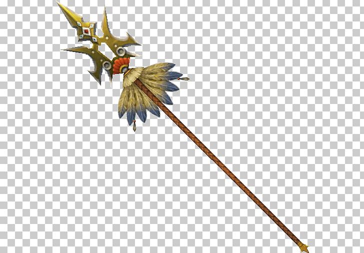 Final Fantasy XIV Kimahri Spear Weapon PNG, Clipart, Beak, Bird, Branch, Feather, Final Fantasy Free PNG Download