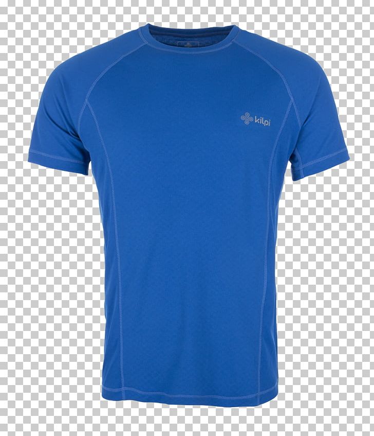 T-shirt Crew Neck Clothing Neckline PNG, Clipart, Active Shirt, Azure, Blue, Clothing, Cobalt Blue Free PNG Download