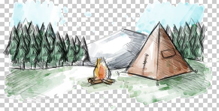 Madrean Pine-oak Woodlands Camping Watercolor Painting Euclidean PNG, Clipart, Art, Flame, Forest, Graffiti, Graffiti Vector Free PNG Download