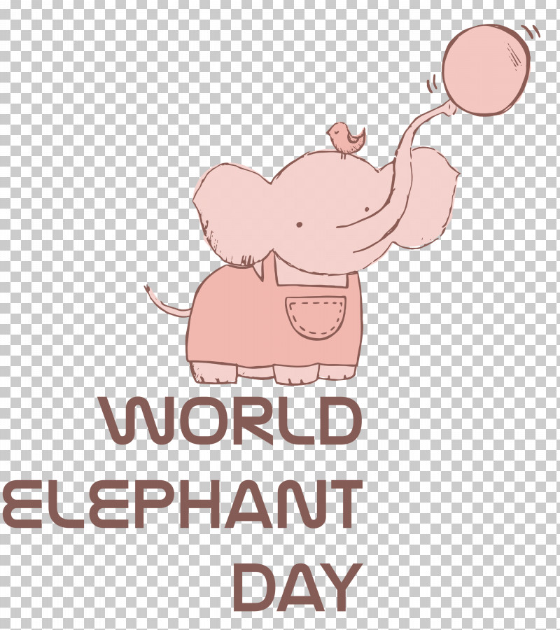 World Elephant Day Elephant Day PNG, Clipart, Cartoon, Hm, Human, Joint, Line Free PNG Download