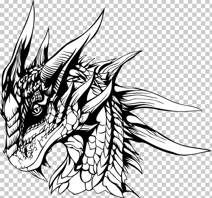 Drawing Dragon Pencil Sketch PNG, Clipart, Artwork, Black And White, Claw, Fantasy, Fictional Character Free PNG Download