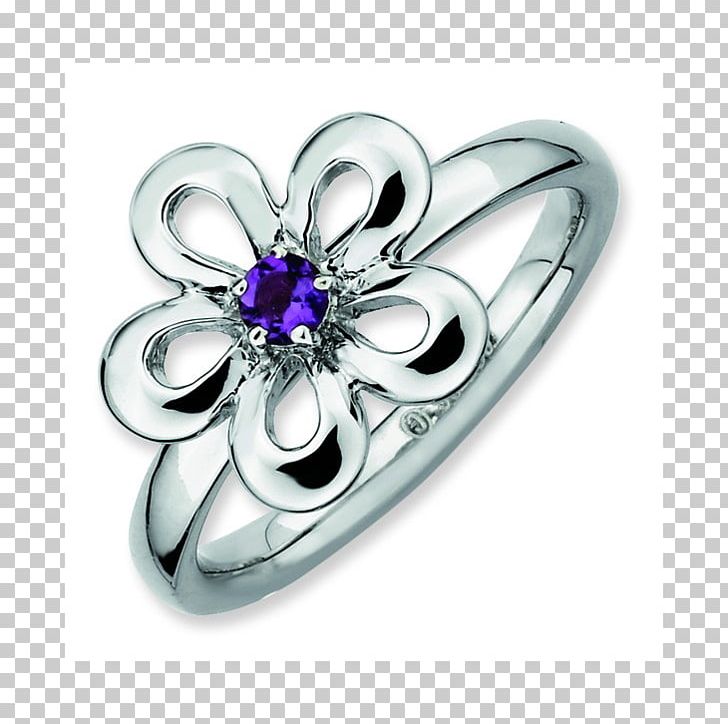 Amethyst Sterling Silver Jewellery Ring PNG, Clipart, Amethyst, Body Jewellery, Body Jewelry, Charms Pendants, Diamond Free PNG Download