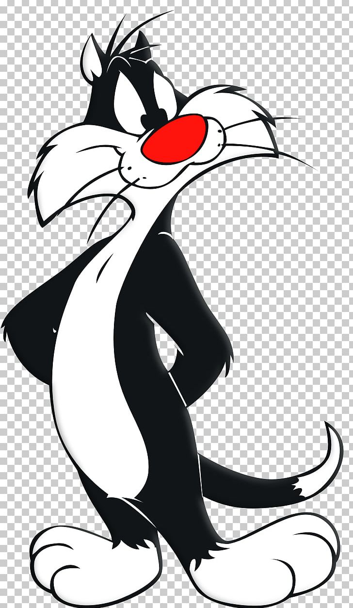 Sylvester Jr. Tweety Tasmanian Devil Looney Tunes PNG, Clipart, Black, Cartoon, Fictional Character, Monochrome, Others Free PNG Download