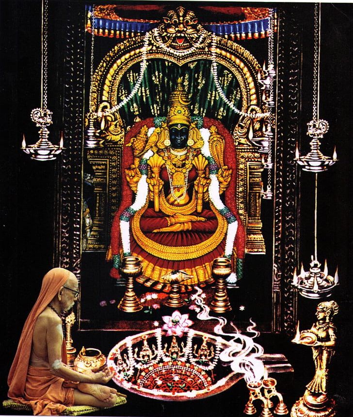 Kamakshi Amman Temple Kanchi Kamakoti Peetham Parvati Shakti Peetha PNG, Clipart, Adi Shankara, Chandrashekarendra Saraswati, Deity, Devi, Hinduism Free PNG Download