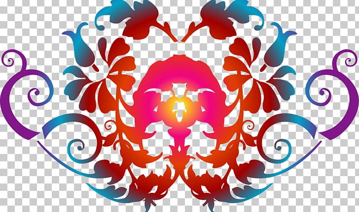 Flower Scroll PNG, Clipart, Beautiful, Circle, Color, Color Splash, Colourful Free PNG Download