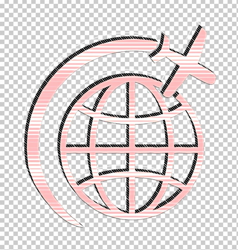 Airplane Flight In Circle Around Earth Icon Transport Icon Tourism Icon PNG, Clipart, Earth Icons Icon, Geometry, Line, M, Mathematics Free PNG Download