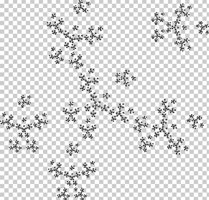 Fractal Curve Koch Snowflake Attractor PNG, Clipart, Animal, Area, Attractor, Black, Black And White Free PNG Download