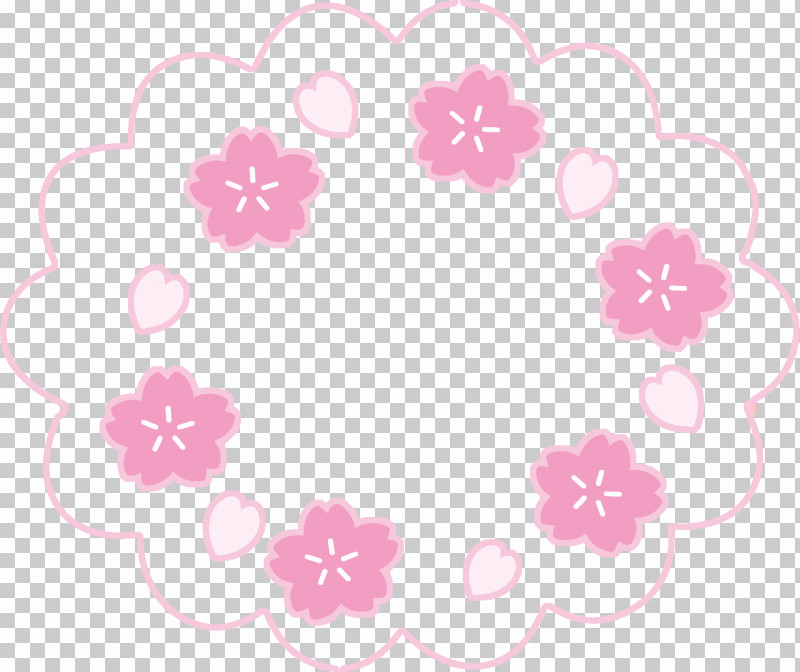Cherry Flower Frame Sakura Frame Floral Frame PNG, Clipart, Cherry Flower Frame, Floral Design, Floral Frame, Flower, Petal Free PNG Download