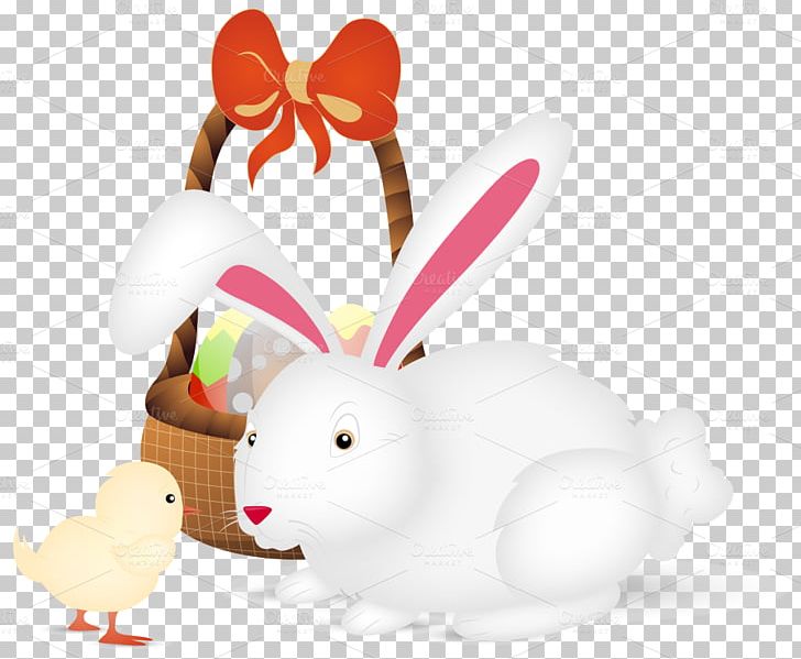 Easter Bunny Chicken Rabbit PNG, Clipart, Animals, Chicken, Domestic Rabbit, Drawing, Easter Free PNG Download