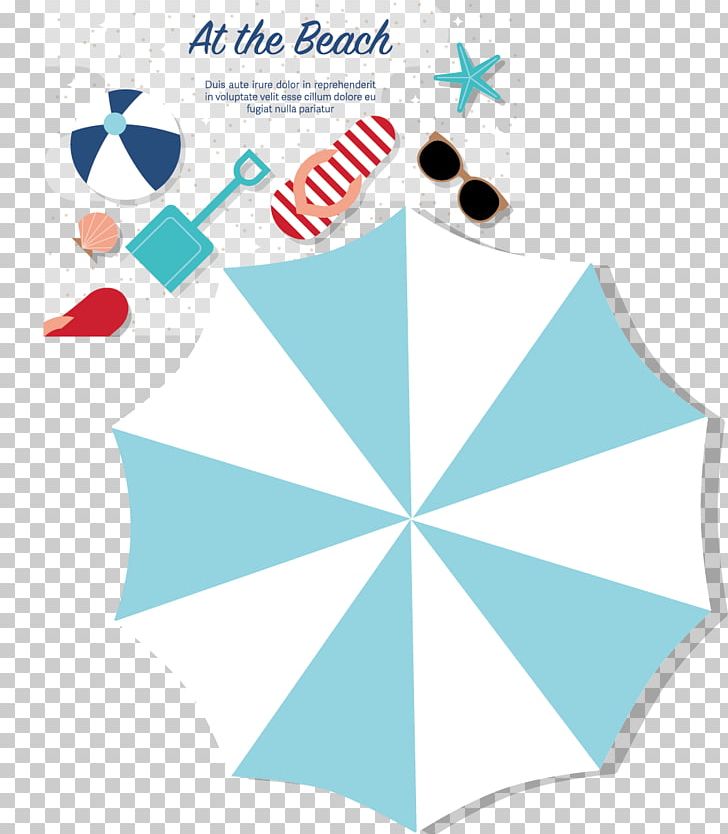 Euclidean Summer Illustration PNG, Clipart, Beach, Beach Parasol, Brand, Circle, Diagram Free PNG Download