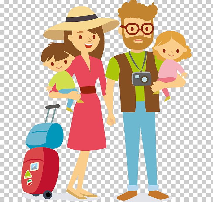 Family Travel PNG, Clipart, Art, Cartoon, Character, Child, Clothing Free PNG Download