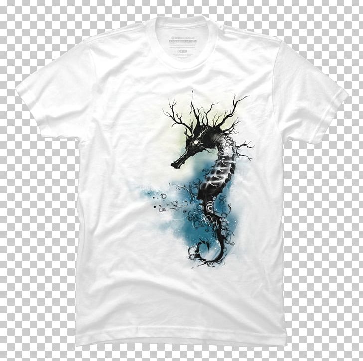 Seahorse Syngnathiformes T-shirt Koi Watercolor Painting PNG, Clipart, Animals, Art, Blue, Brand, Color Free PNG Download