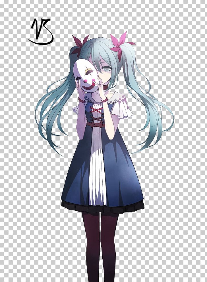 Hatsune Miku: Project DIVA F 2nd Pierrot Hatsune Miku Project Diva F Vocaloid PNG, Clipart, Anime, Art, Artwork, Black Hair, Costume Free PNG Download