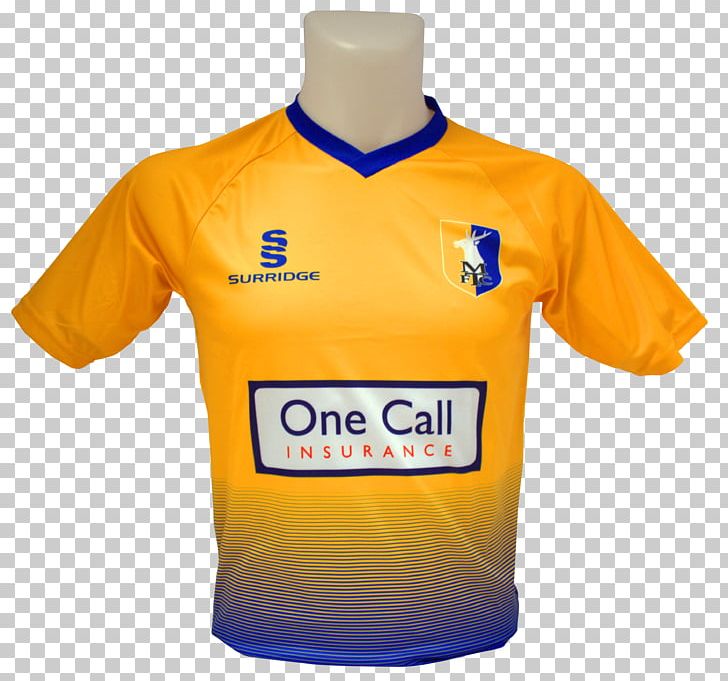 T-shirt Mansfield Town F.C. Kit PNG, Clipart, Active Shirt, Brand, Clothing, Cricket Club, Jersey Free PNG Download