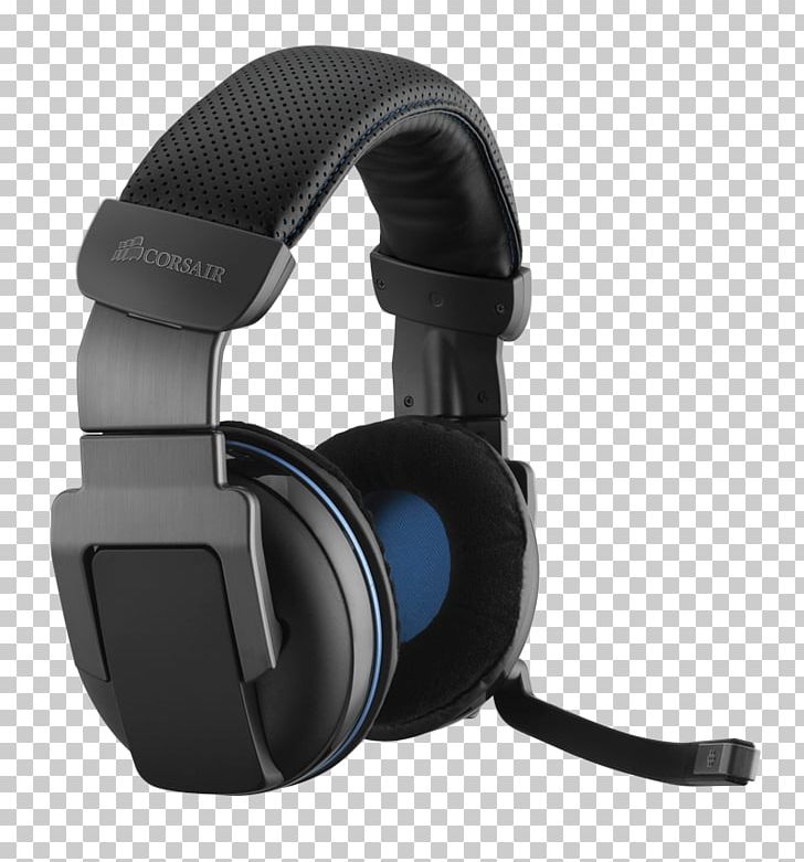 Headset Corsair Components 7.1 Surround Sound Wireless Headphones PNG, Clipart, 71 Surround Sound, Audio Equipment, Computer, Computer Software, Corsair Components Free PNG Download