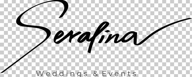 Serafina Weddings & Events Brand Logo PNG, Clipart, Angle, Area, Black, Black And White, Brand Free PNG Download
