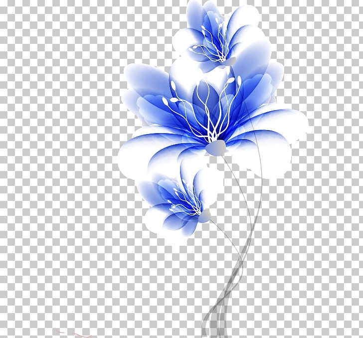 Flower Blue Drawing PNG, Clipart, Blue, Blue Vector, Color, Computer Wallpaper, Dream Free PNG Download