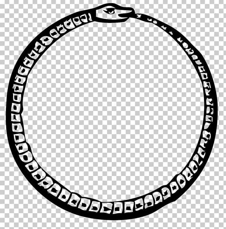 Ouroboros Symbol Serpent Snake Tail PNG, Clipart, Alchemy, Area, Bicycle Part, Bicycle Wheel, Black Free PNG Download